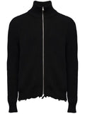MM6 Maison Margiela ribbed knit sportsjacket