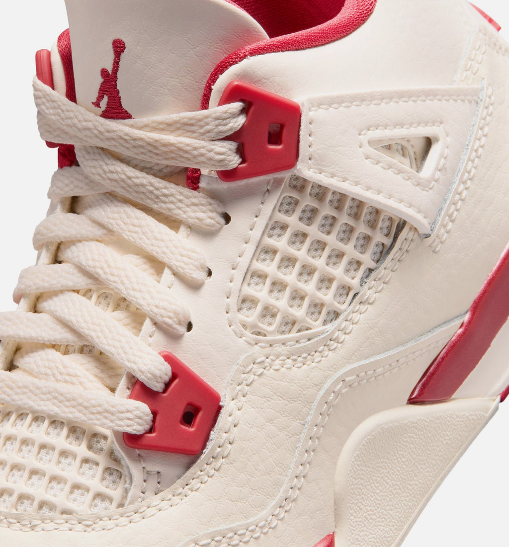Air Jordan 4 Retro “Valentine's Day” Preschool Lifestyle Shoes (PS)