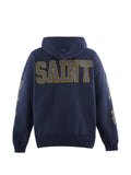 SAINT MXXXXXX logo-print graphic-print hoodie