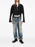 Ann Demeulemeester gabardine wool waistcoat