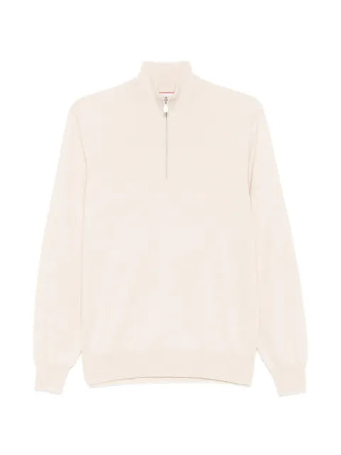 Brunello Cucinelli quarter-zip knitted sweater