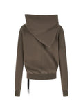 Rick Owens DRKSHDW Tower Mountain hoodie in furka heavy sweatshirt jersey