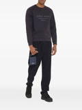 Giorgio Armani logo-print raglan-sleeve sweatshirt