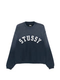 Stüssy logo-print cotton sweatshirt