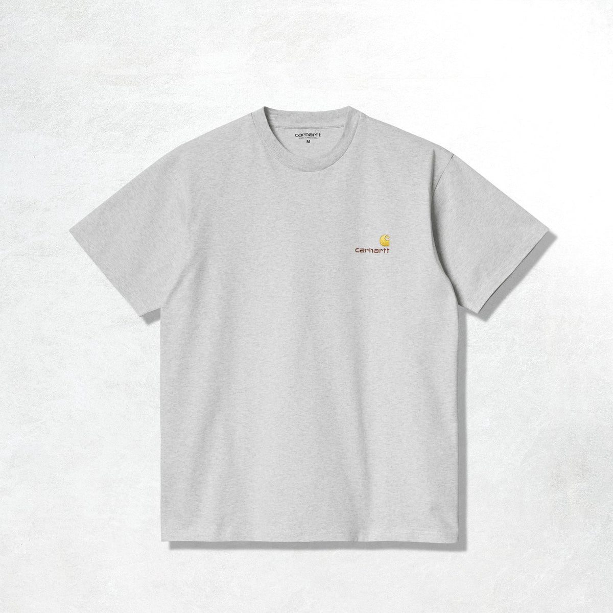 Carhartt WIP S/S American Script T-Shirt: Ash Heather
